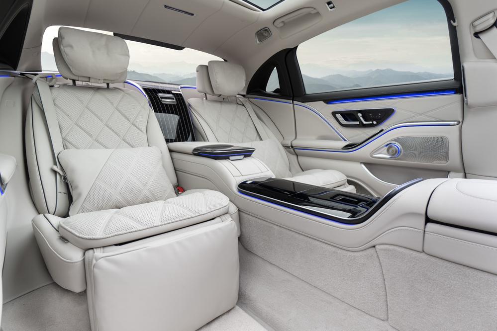 Maybach interior rear seat