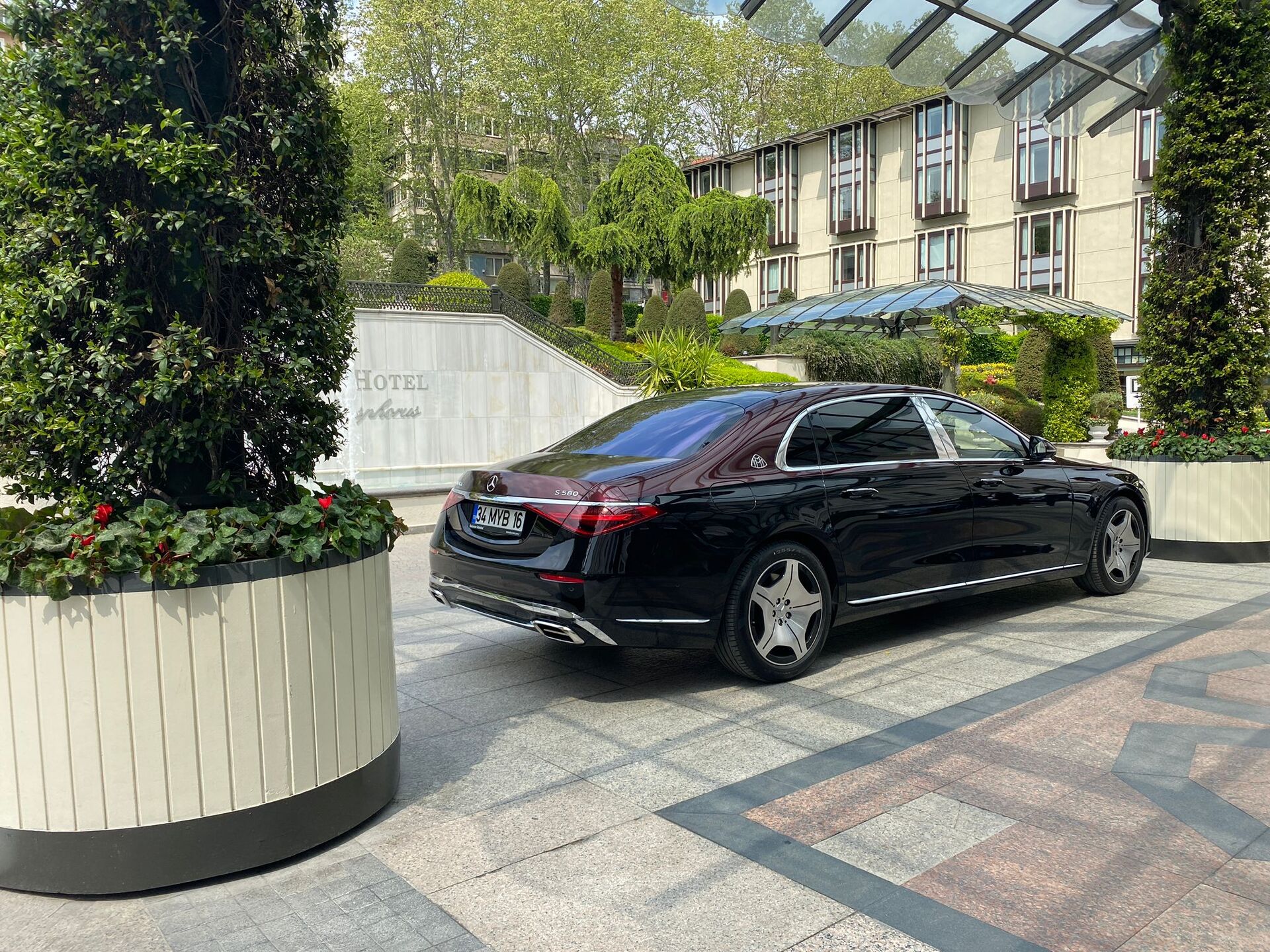 Maybach with Bosphorus view
